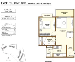 Nikoo Garden Estate 1BHK