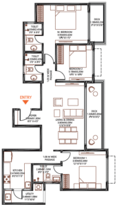 godrej barca 3 BHK Luxe