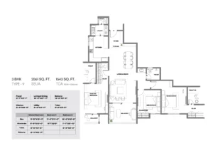 Assetz Meru and Meadow layout