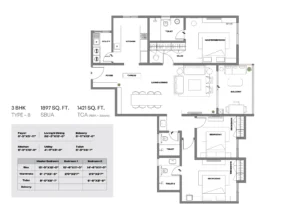 Assetz Meru and Meadow layout