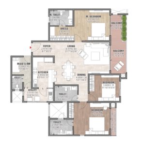 Brigade Insignia 3bhk