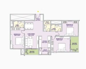 Century Marathahalli 3bhk+3T