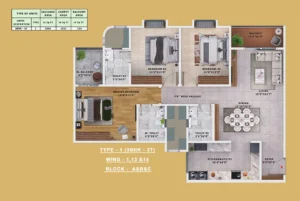 Sattva Vasanta Skye 3 bhk