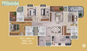 Sattva Vasanta Skye 4 bhk
