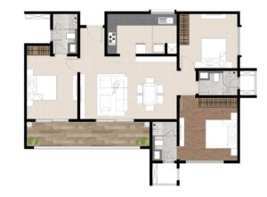 mana the right life 3bhk