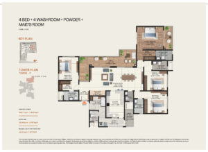 brigade avalon masterplan 4 bhk