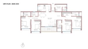 Embassy Greenshore 4bhk Jodi