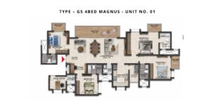 Prestige Southern Star 4 BHK